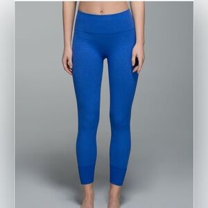Lululemon Ebb to Street Blue Leggings